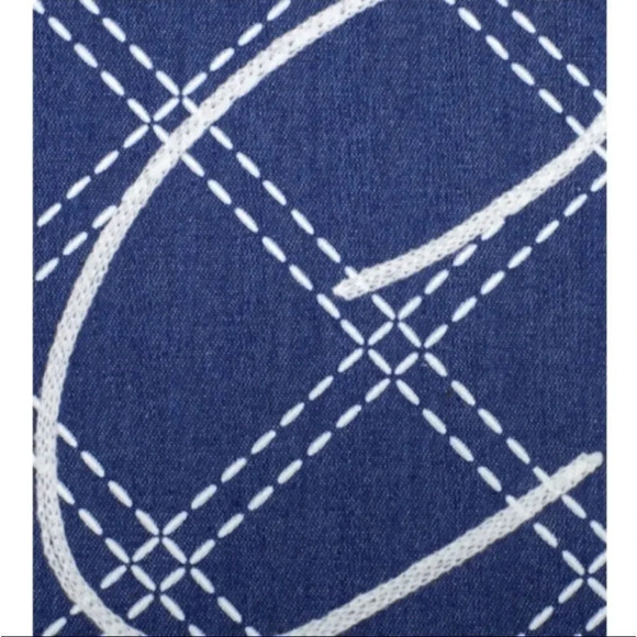 ‎Holiday Time 48 In Denim Tree skirt - Picture 2 of 4